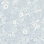 Picture of Agathon Light Blue Floral Wallpaper