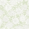 Picture of Faustin Green Floral Wallpaper