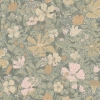 Picture of Midsommar Grey Floral Medley Wallpaper