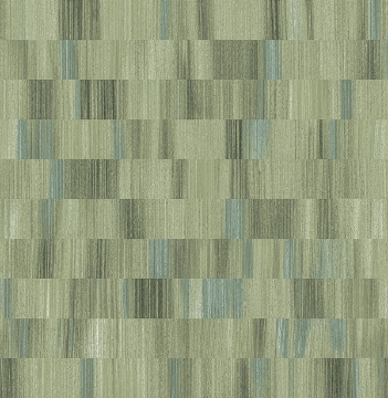 Picture of Flicker Green Horizontal Textured Stripe Wallpaper
