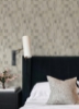 Picture of Flicker Light Grey Horizontal Textured Stripe Wallpaper
