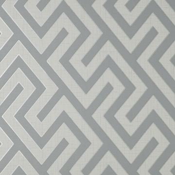 Picture of Meander Light Grey Geo Wallpaper