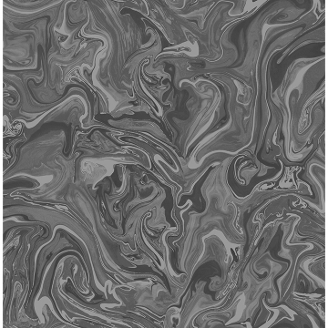 Picture of Suave Charcoal Marble Wallpaper