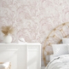 Picture of Blush Marble Swirl Peel and Stick Wallpaper