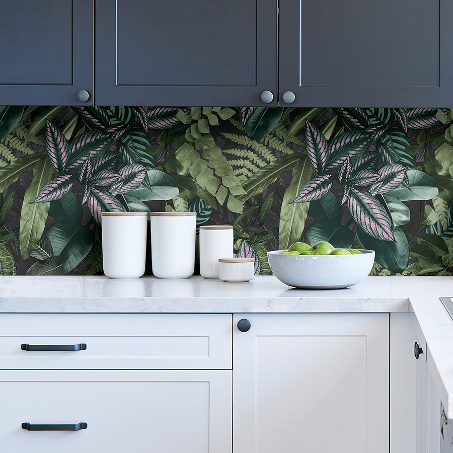 NHS4778 - Green Living Wall Peel and Stick Wallpaper - by InHome