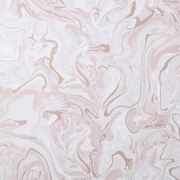 Picture of Blush Marble Swirl Peel and Stick Wallpaper