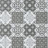 Picture of Charcoal Lisbon Tile Peel and Stick Wallpaper