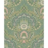 Picture of Nasrin Sea Green Damask Wallpaper
