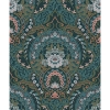 Picture of Nasrin Blueberry Damask Wallpaper