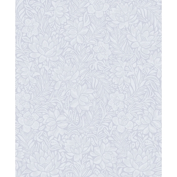 Picture of Zahara Periwinkle Floral Wallpaper