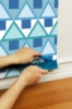 Picture of Blue Madaket Geometric Peel and Stick Wallpaper