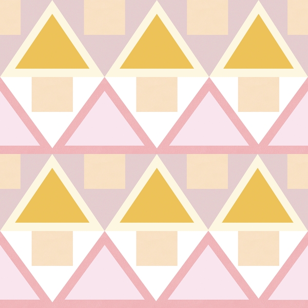 Picture of Pink Madaket Geometric Peel and Stick Wallpaper
