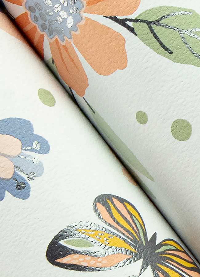 406058105 Zev Coral Butterfly Wallpaper by Chesapeake