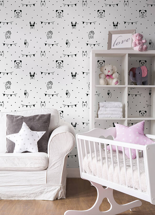 4060 381382 Orlow Black Llama Wallpaper By Chesapeake