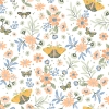 Picture of Zev Coral Butterfly Wallpaper