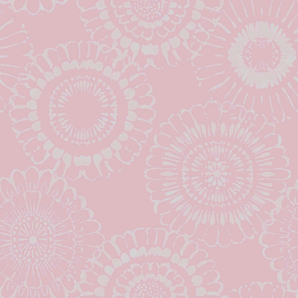 Picture of Sonnet Pink Floral Wallpaper