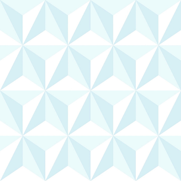 Picture of Adella Sky Blue Geometric Wallpaper