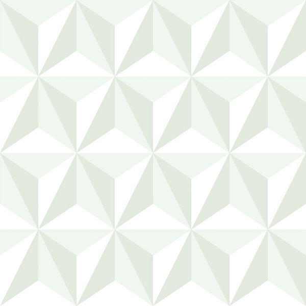 Picture of Adella Sage Geometric Wallpaper