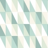 Picture of Inez Teal Geometric Wallpaper