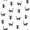 Picture of Delia Black Kitty Wallpaper
