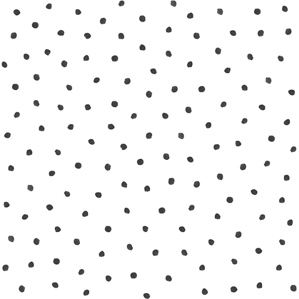 Pixie Black Dots Wallpaper - by Chesapeake