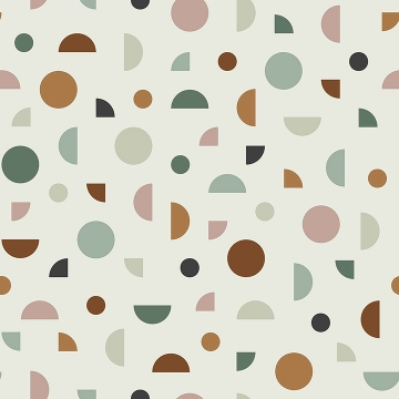 Picture of Marilee Multicolor Circles Wallpaper