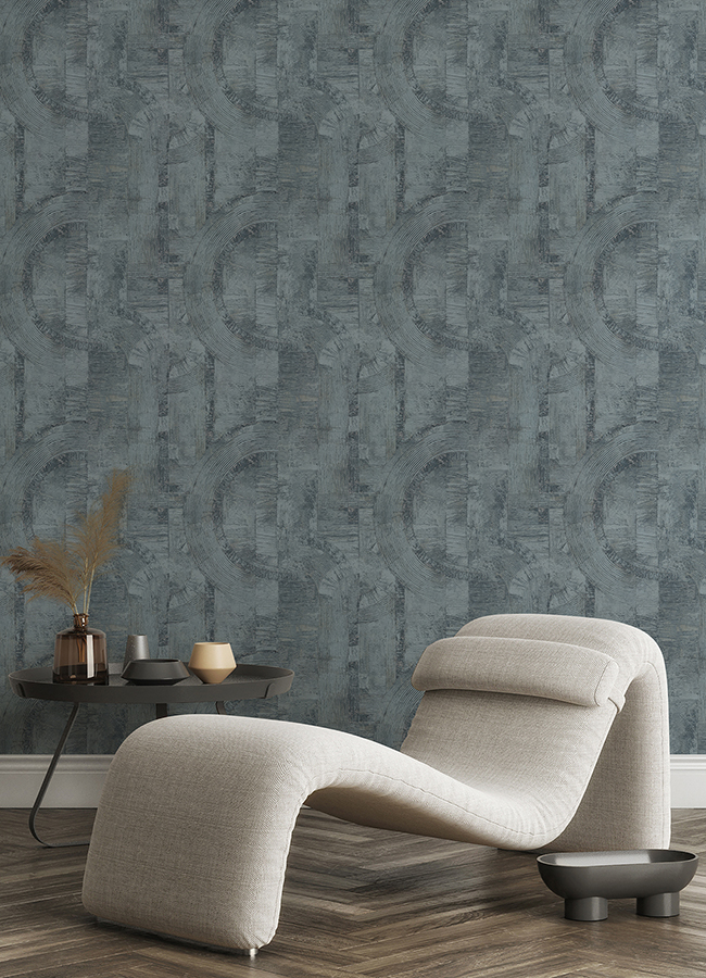 4096554786 Abe Blue Geo Wallpaper by Advantage