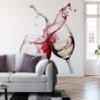 Picture of Wine Glasses Wall Mural