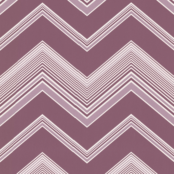 Picture of Bearden Purple Zig Zag Wallpaper