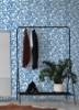 Picture of Blue Bold Arrangements Peel and Stick Wallpaper
