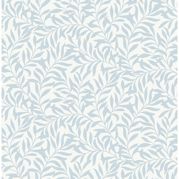 Picture of Blue Wisley Peel and Stick Wallpaper