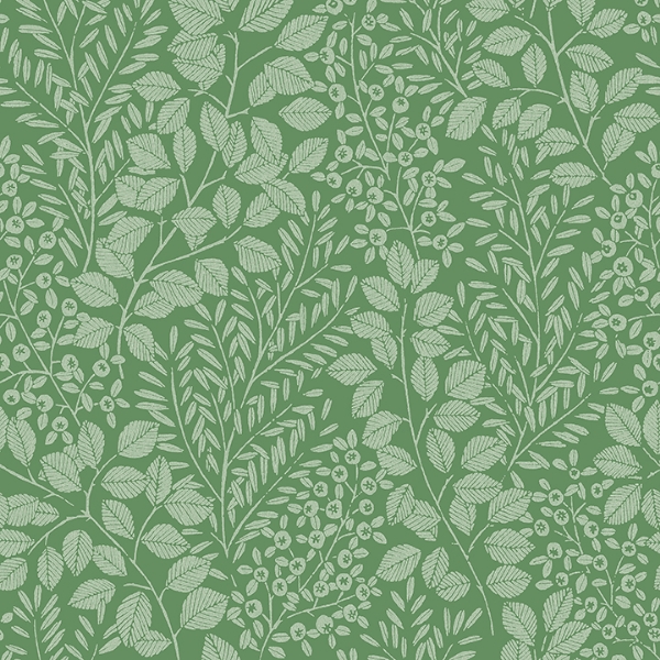 Picture of Elin Green Berry Botanical Wallpaper