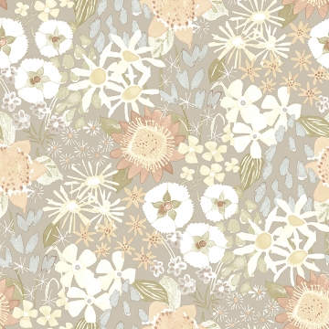 Picture of Karina Pastel Wildflower Garden Wallpaper