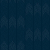 Picture of Nyle Dark Blue Chevron Stripes Wallpaper
