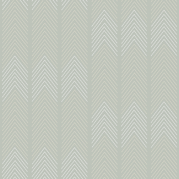 Picture of Nyle Light Grey Chevron Stripes Wallpaper