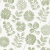 Picture of Inge Moss Floral Block Print Wallpaper
