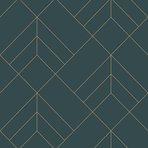 Picture of Sander Slate Geometric Wallpaper