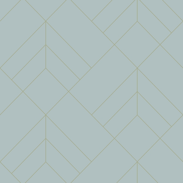 Picture of Sander Light Blue Geometric Wallpaper