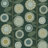 Picture of Sisu Evergreen Floral Geometric Wallpaper