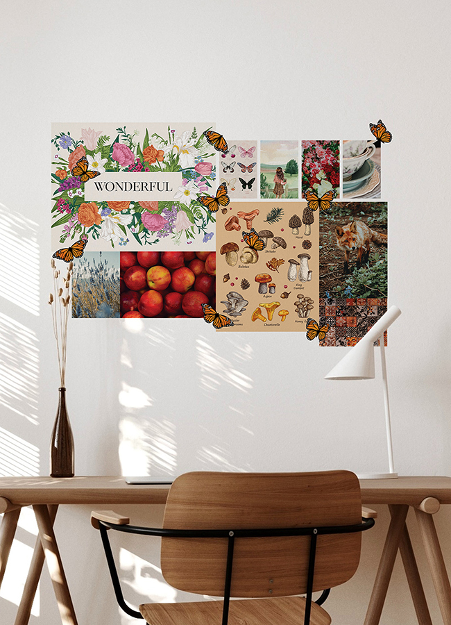 DWPK4924 Cottagecore Collage Wall Art Kit by WallPops