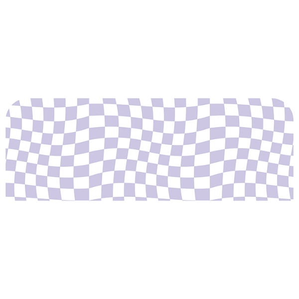 Picture of Groovy Checker Headboard Wall Art Kit