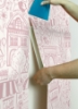 Picture of Oui Paris Pink Peel and Stick Wallpaper