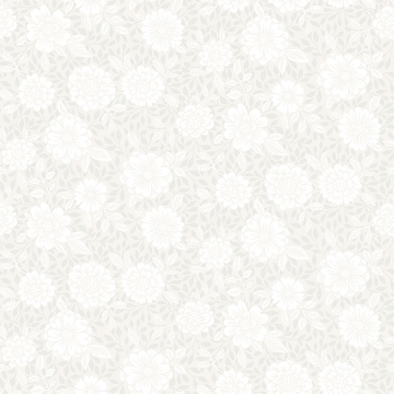 Picture of Lizette Light Grey Charming Floral Wallpaper