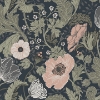 Picture of Anemone Navy Floral Wallpaper