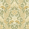 Picture of Ojvind Gold Floral Ogee Wallpaper