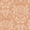 Picture of Berit Coral Floral Crest Wallpaper