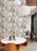 Picture of Illustrative Taupe Leisure Ladies Novelty Peel and Stick Wallpaper