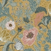 Picture of Anemone Mustard Floral Wallpaper