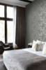 Picture of Guadua Grey Bamboo Leaves Wallpaper
