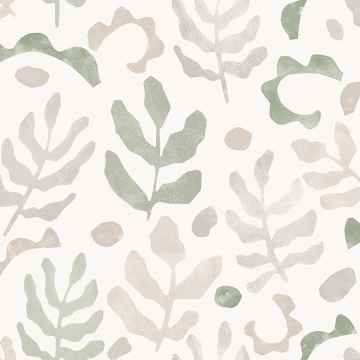 Picture of Neutral Green Mira Peel and Stick Wallpaper